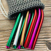 Reusable Stainless Steel Drinking Straws with Cleaning Brush