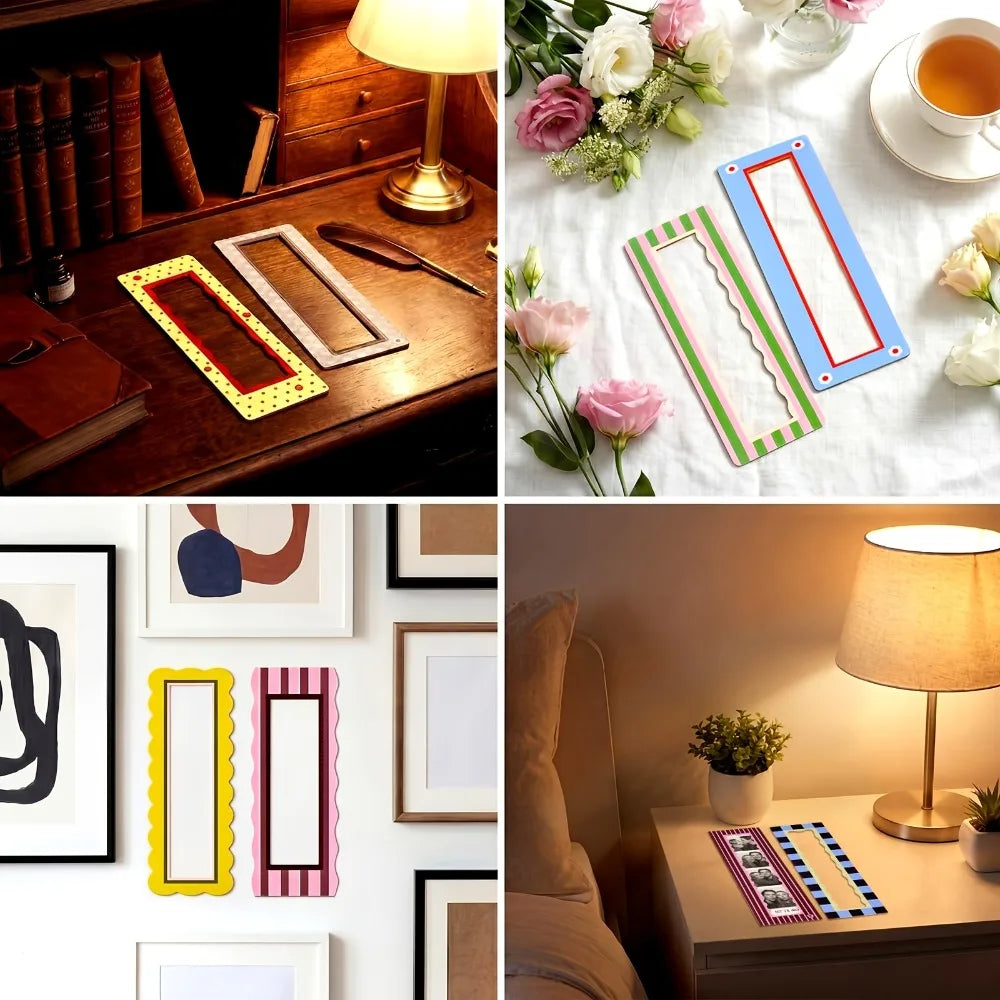 Magnetic Photo Frame Set for Fridge Display