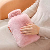 Reusable Hot Water Bottle with Soft Fleece Cover