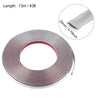Roll of chrome car door edge guard trim strip with a 20mm thickness.