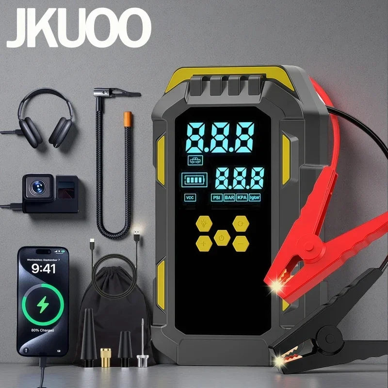Portable Car Jump Starter & Tire Inflator Combo