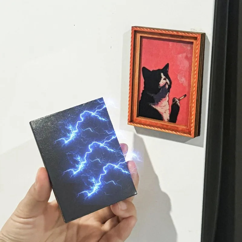 Cat Frame Fridge Magnets Set
