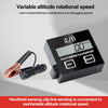 Digital tachometer and hour meter with inductive sensor used for lawn mower maintenance and debugging
