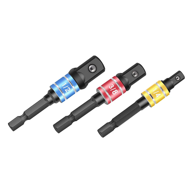 Impact Grade Socket Adapter Extension Set for Drills