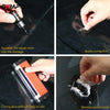 Step-by-step guide showing how to use a DIY windshield repair kit with nano resin for damage repair.