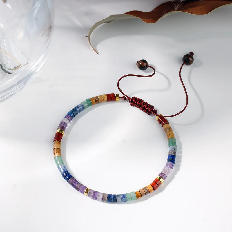 Natural Stone Chakra Bracelet