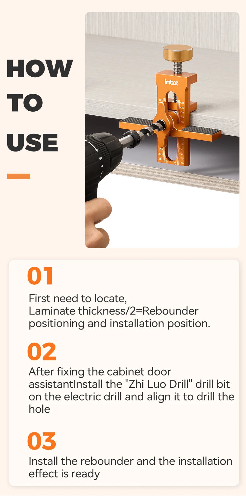 Cabinet Door Installation Positioning Tool