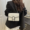 Retro Schlangenmuster Quadratische Crossbody-Tasche