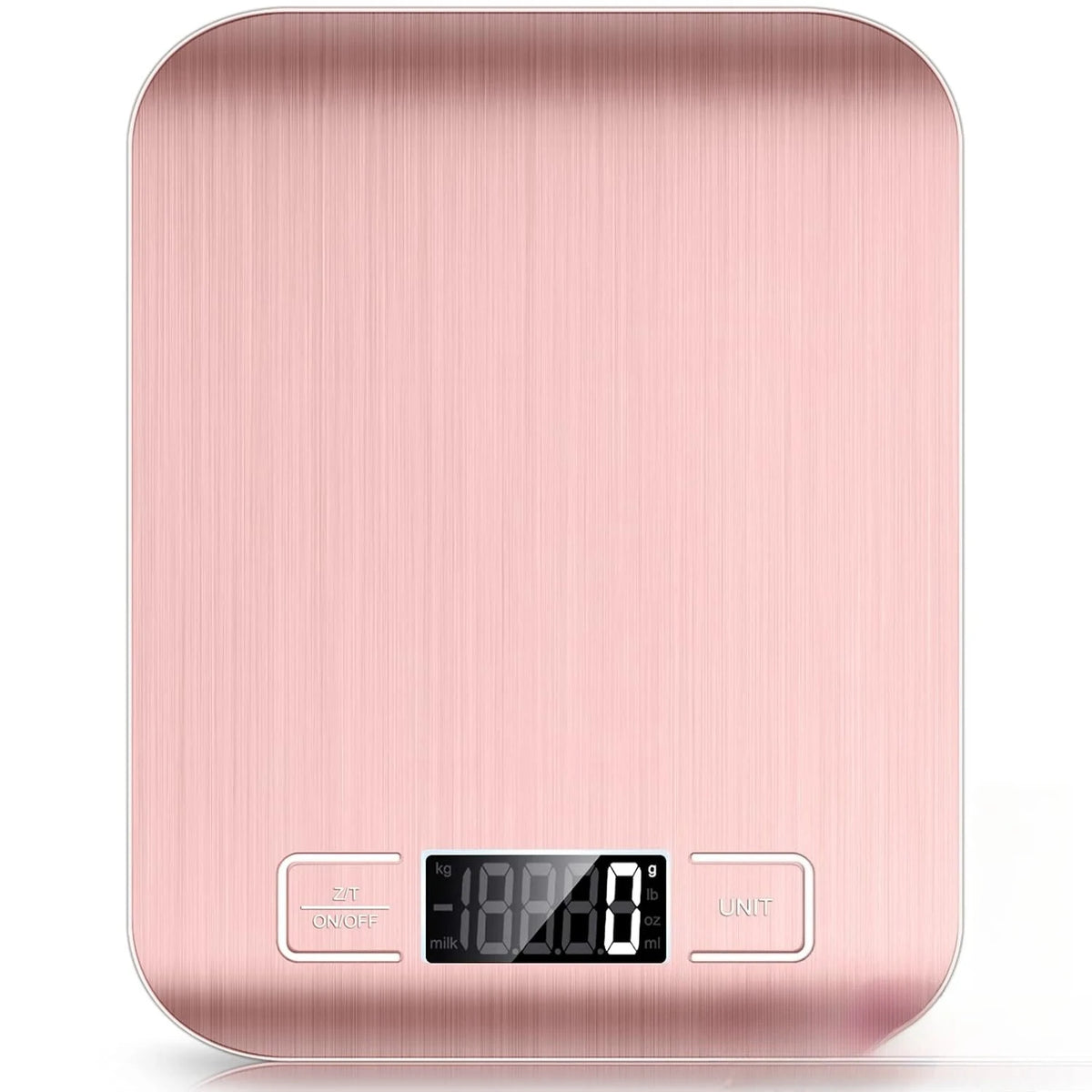 Digital Kitchen Scale with Stainless Steel Surface & Tare Function