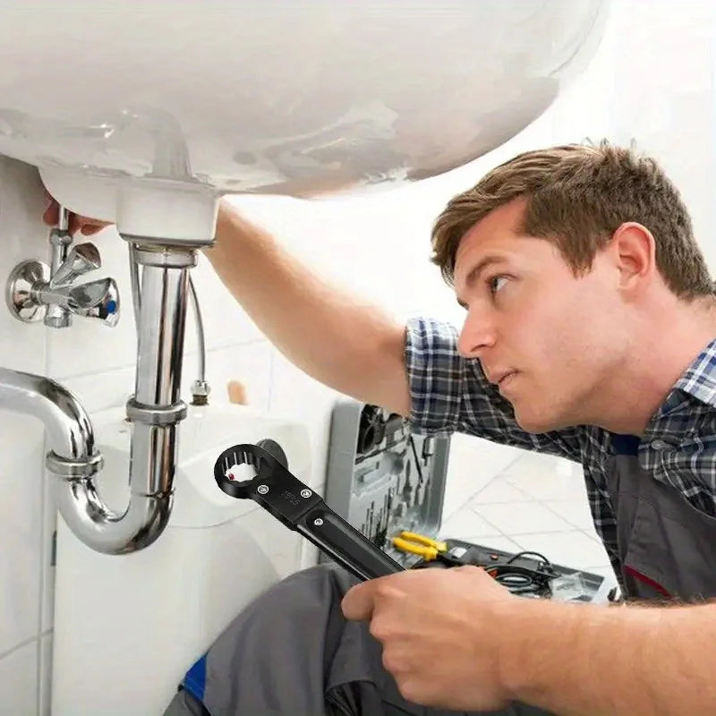 Professional Double-End Angle Stop Wrench for Plumbing Repairs