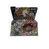 A box for a 4D Metal Fusion Battle Set with Launcher spinning top toy featuring characters and battle themes.