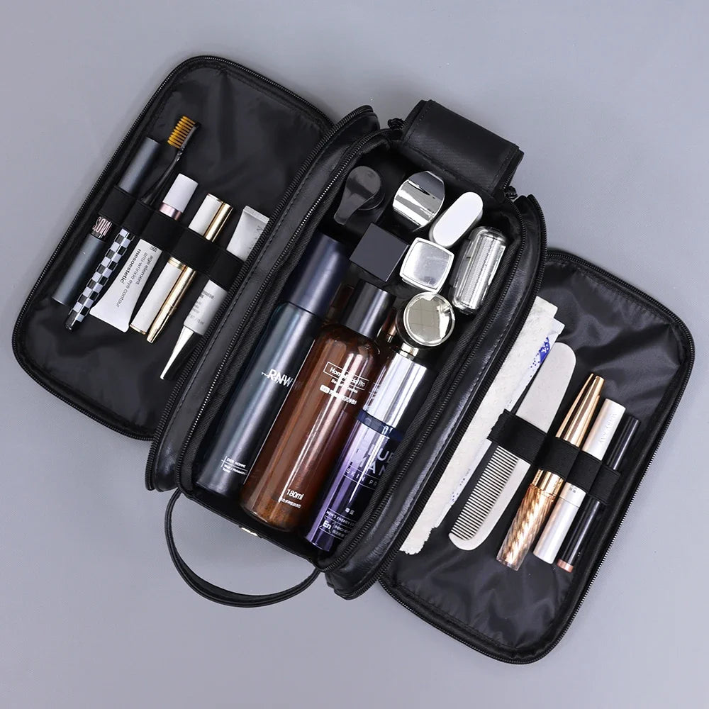 Waterproof Hanging Toiletry Bag with Multiple Compartments