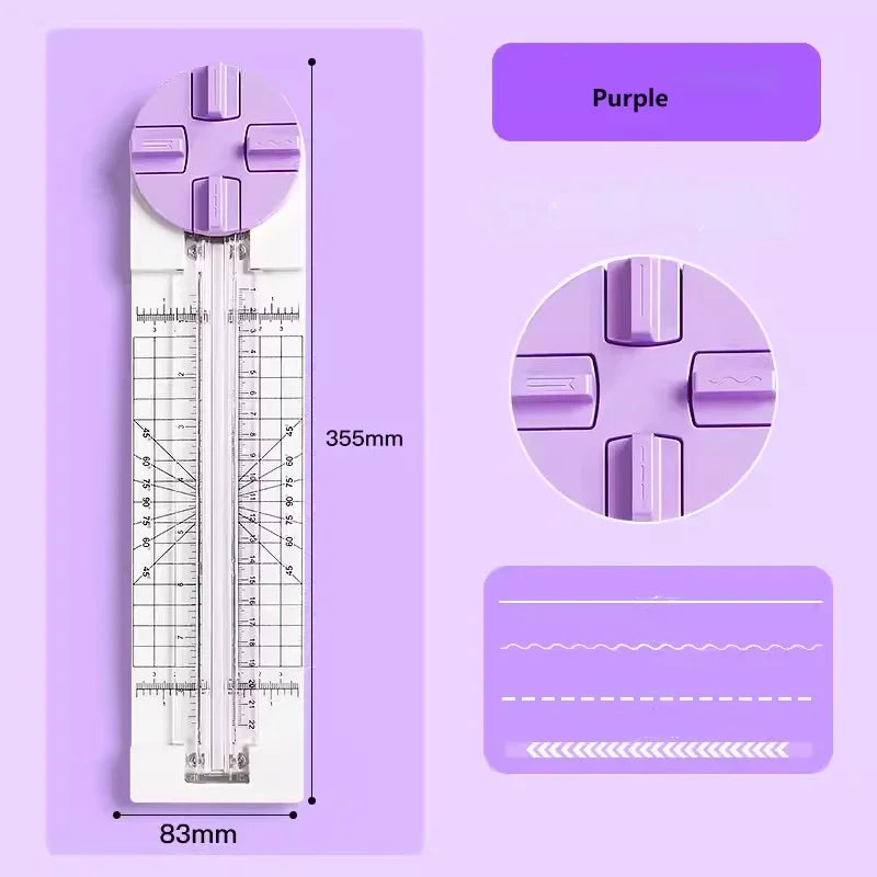 Multi-Function Paper Trimmer with 4 Cutting Styles