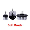 Drill Brush Attachment Set (3-Piece)