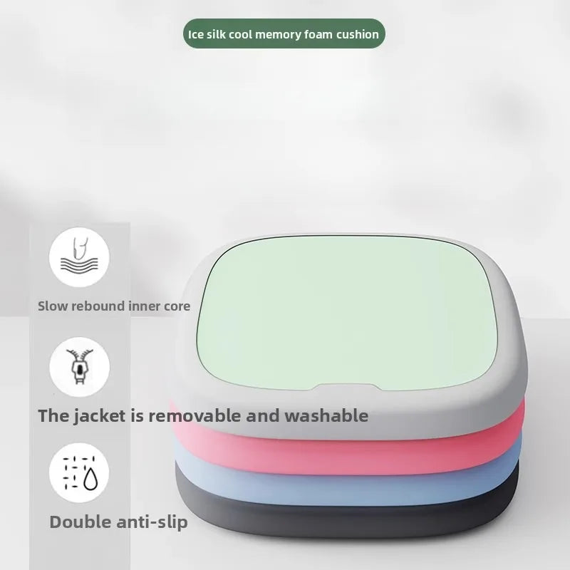 Cooling Memory Foam Seat Cushion with Lumbar Support