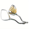 Universal Skull Skeleton Chrome Motorcycle Rear View Mirrors (Left & Right)