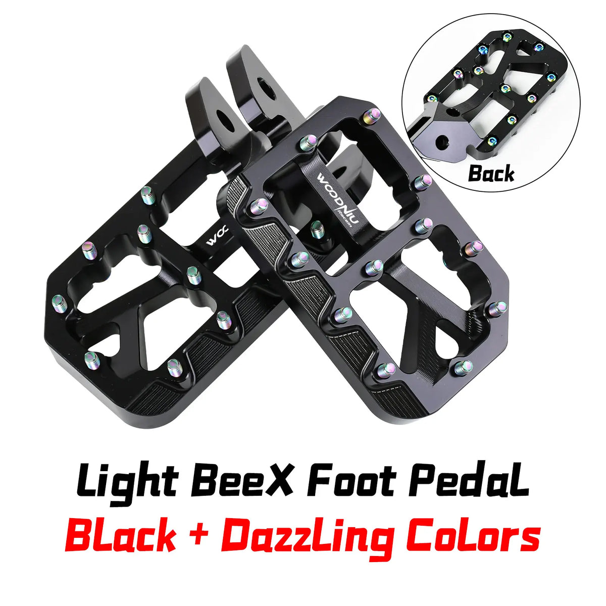 Aluminum Foot Pegs for Surron Light Bee X and Segway E-Bikes