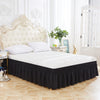 Adjustable Elastic Bed Skirt with Ruffle Trim