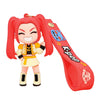 Anime Demon Hunters Girls Keychain Set with Tiger Charm