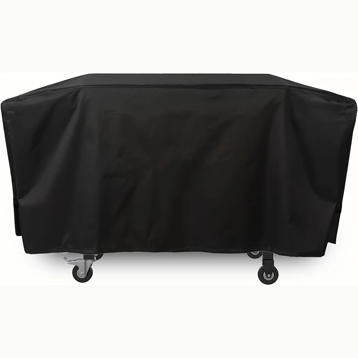 Weatherproof Polyester Grill Cover for Hooded Grills with Side Shelves