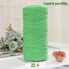 100% Cotton Hollow Yarn for Knitting & Crochet