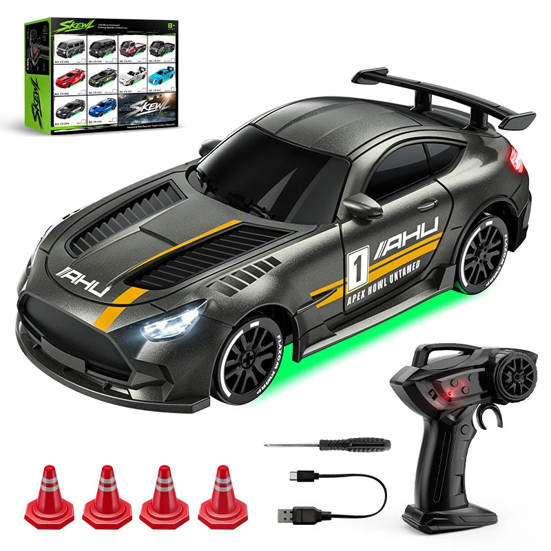 1:64 Scale 4WD Stunt RC Drift Car with Rechargeable Battery