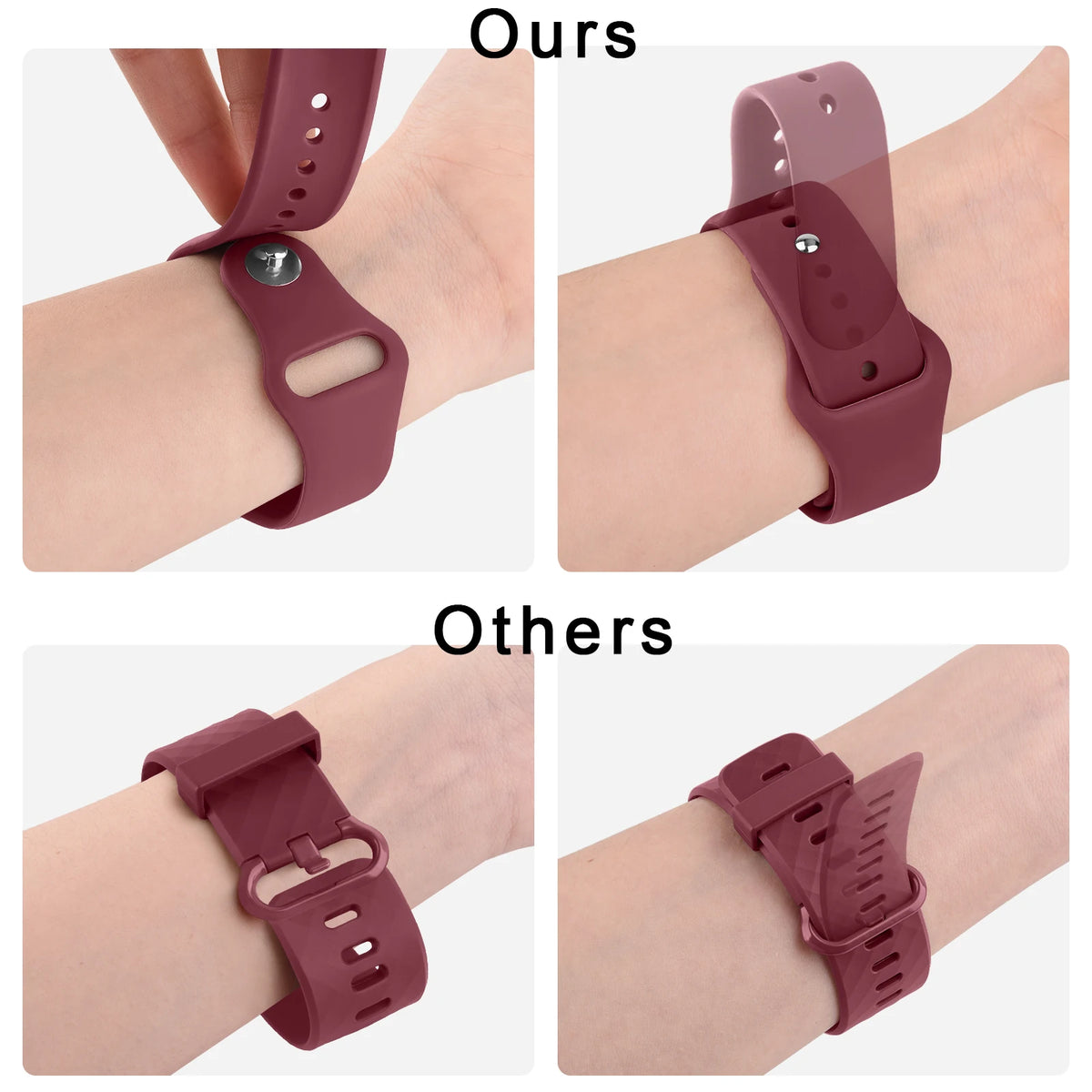 Quick-Release Silicone Watch Band – Universal Fit
