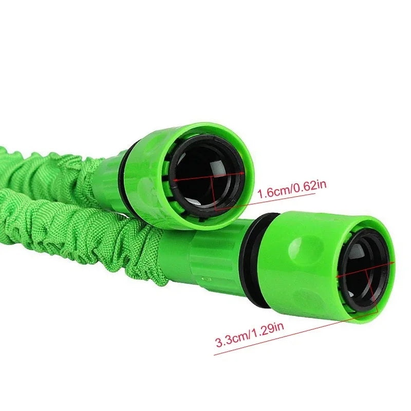 Expandable Garden Hose with High-Pressure Spray