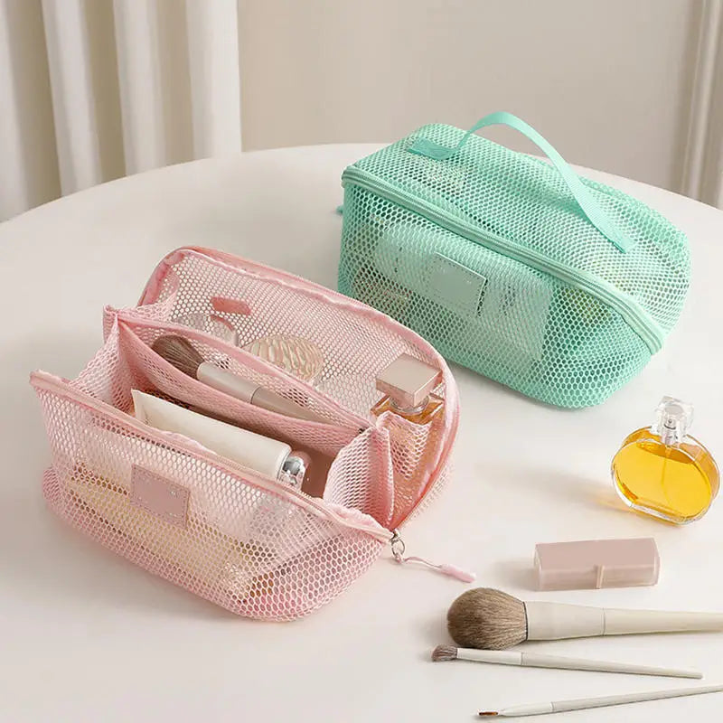 Compact Travel Cosmetic Organizer Bag