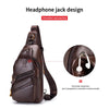 Vintage Genuine Leather Crossbody Bag for Men