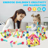 Magnetic Building Sticks and Balls Construction Set - 188 Pieces STEM Toy for Kids