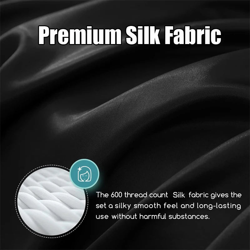 Luxury Mulberry Silk Bedding Set – Silky Smooth & Hypoallergenic