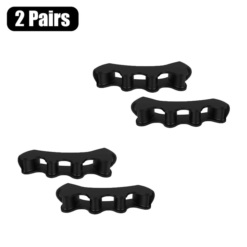 Soft Silicone Toe Separators for Bunion Relief & Foot Alignment