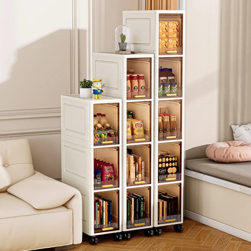 Slim Rolling Storage Cabinet