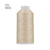 A spool of beige heavy-duty nylon bonded thread labeled COL: 4031.