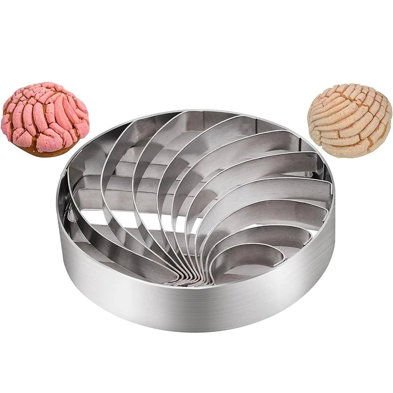 Stainless Steel Concha Bread Mold Set