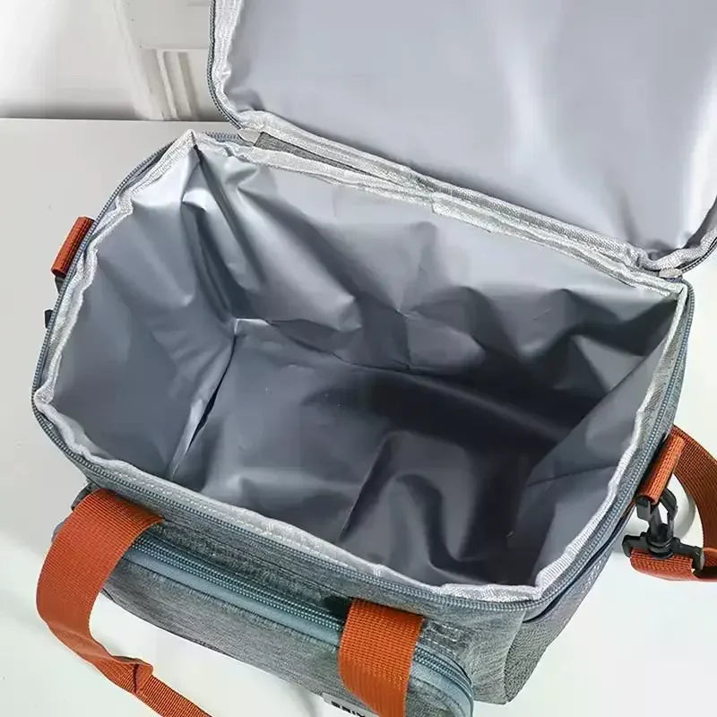 Double-Layer Insulated Lunch Tote