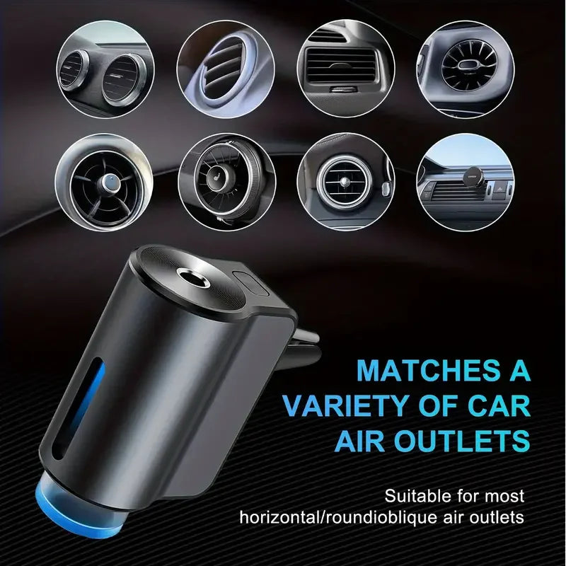 Adjustable Car Aromatherapy Diffuser with Three Scent Strengths