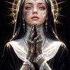 Vintage Aluminum Wall Art – Our Lady of Guadalupe Retro Sign