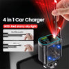 Retractable Car Charger with Dual USB-C Ports