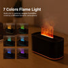 Aroma Essential Oil Flame Humidifier Diffuser with Night Light