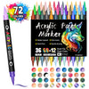 Dual-Tip Acrylic Paint Markers