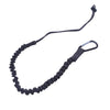 Sangle élastique noire ajustable avec bout crochet pour vélos de montagne