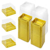 Clear Plastic Mini Cupcake Containers with Dome Lids (50-Pack)