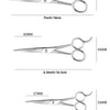 Professional Stainless Steel Hair Cutting Scissors