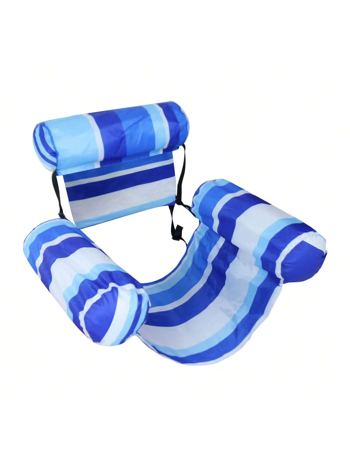 Inflatable Water Hammock with Armrests – Tropical Leaf Pool Lounger for Adults