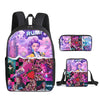 Kids' Cartoon School Backpack with Front Pocket