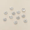 Decorative Flower Bead Caps for Jewelry Making – 50 Pack