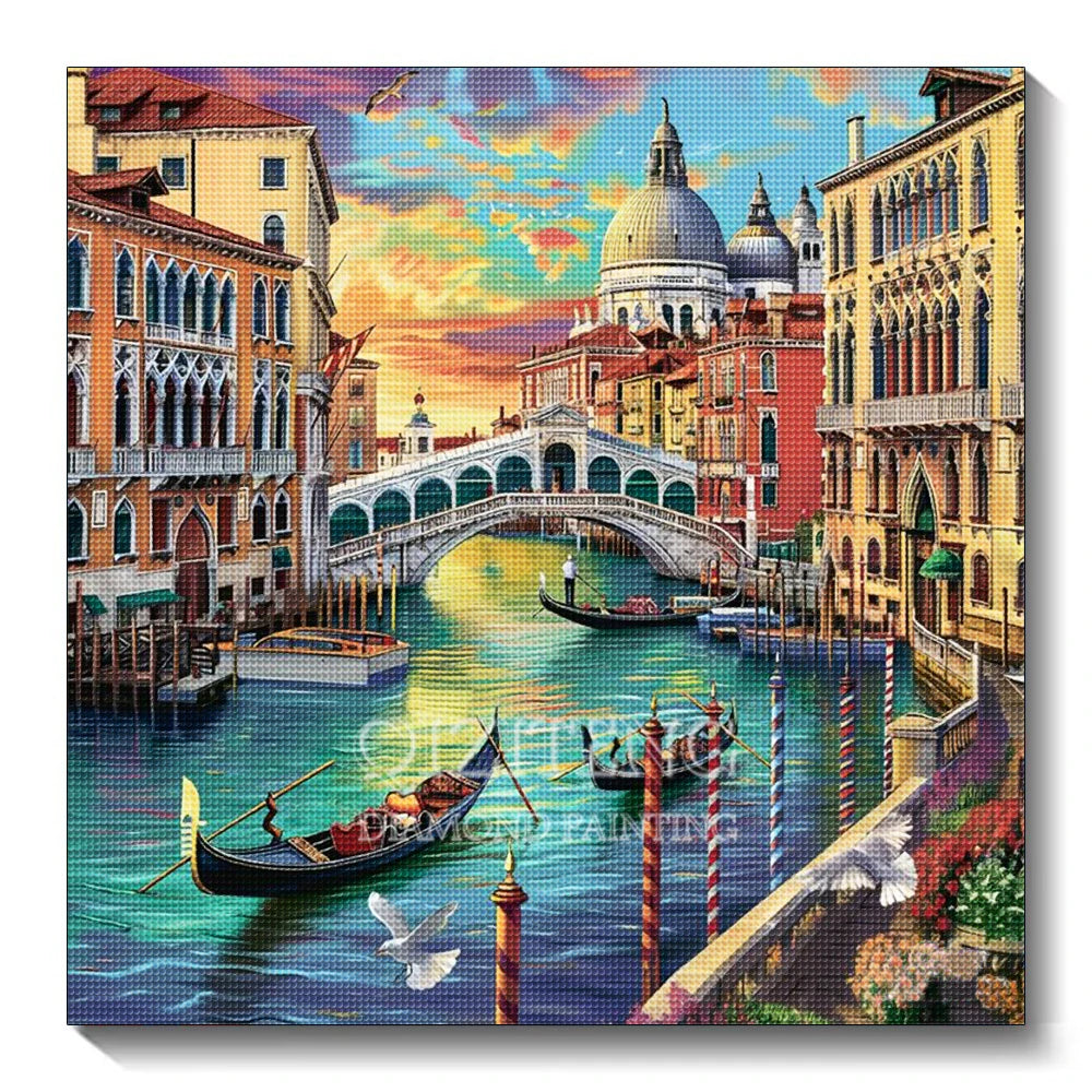 5D Diamond Painting Kit - Scenic Landscape Art
