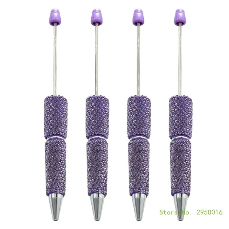 Elegante Perlen-Rhinston-Ballpoint-Stifte (4er Set)